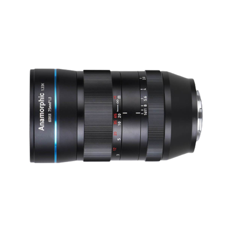 SIRUI 75mm F1.8 1.33x Anamorphic Lens APS-C For Canon Nikon Sony Fuji MTF BMPCC