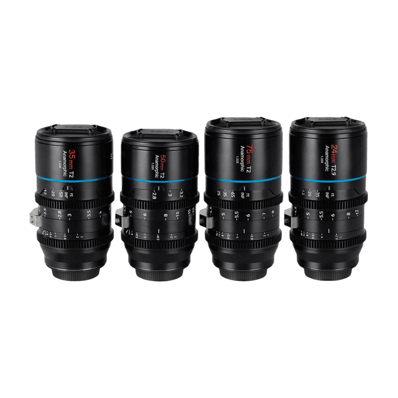 VCL37000 SIRUI MARS 1.33x Anamorphic 4-Lens Set (24mm, 35mm , 50mm and 75mm for Micro 43) -web_D4